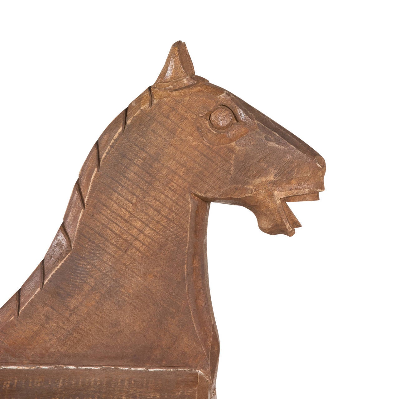 Early American Wooden Horse For Sale 1