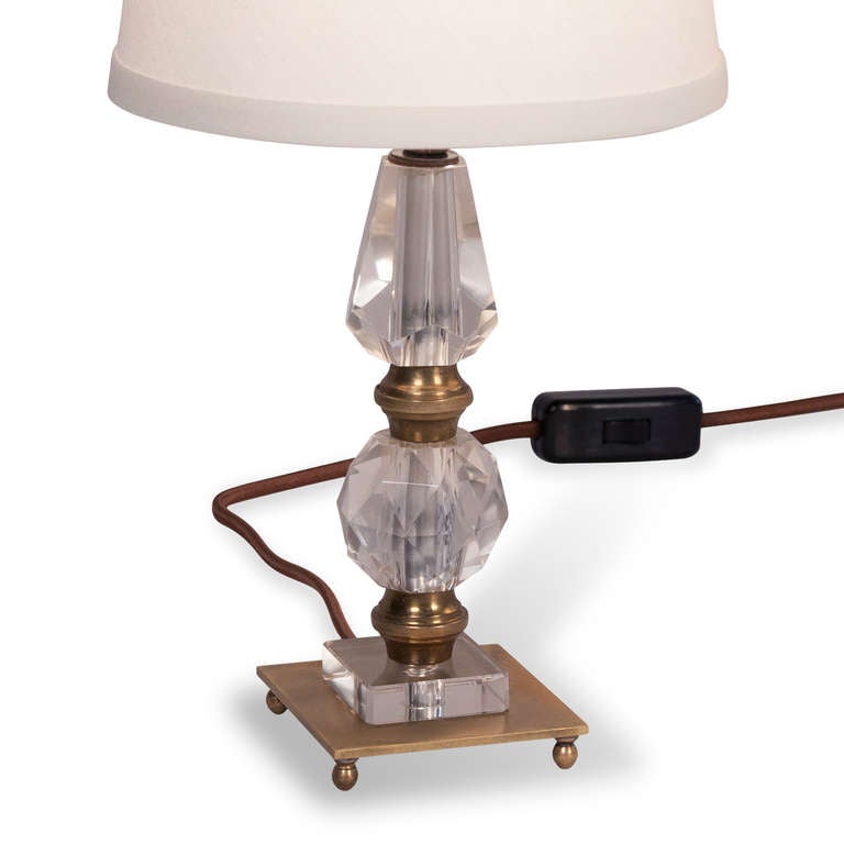 Crystal Boudoir/Table Lamps, Pair 3