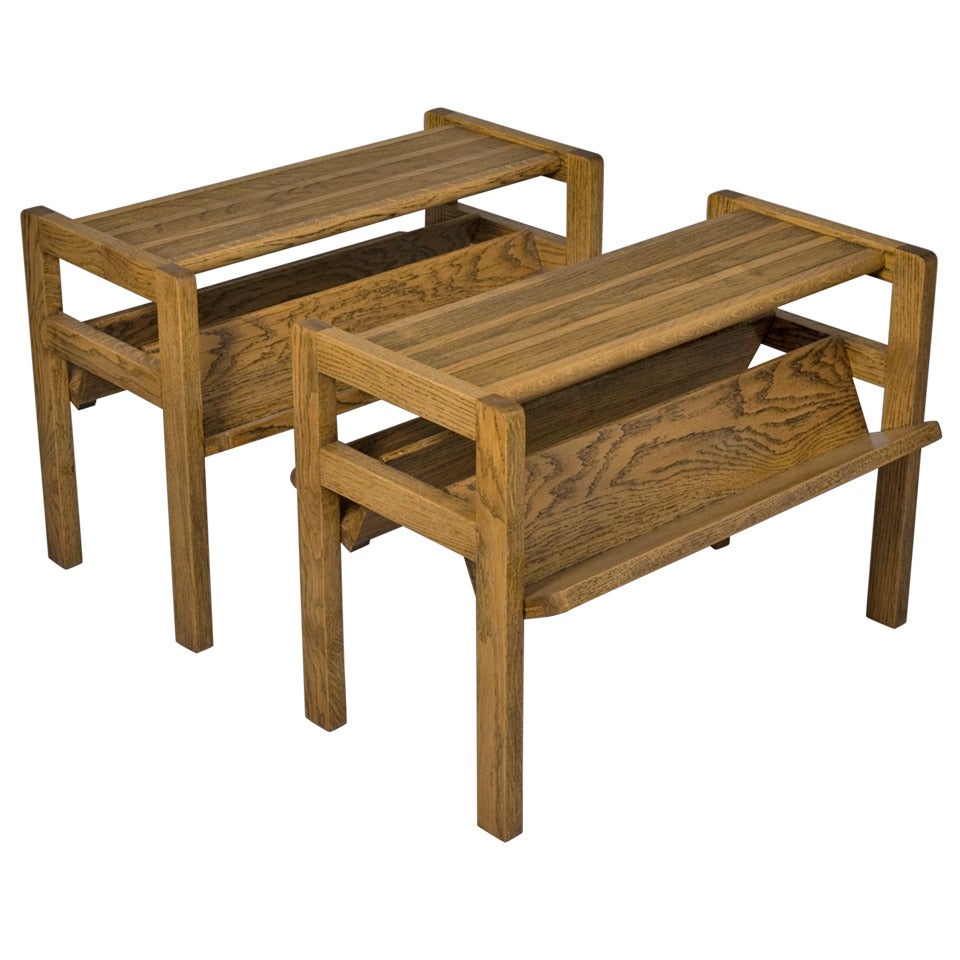 Pair of Magazine Tables by Jacques Adnet