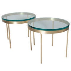 Bronze Tables by Nicos Zographos, Pair