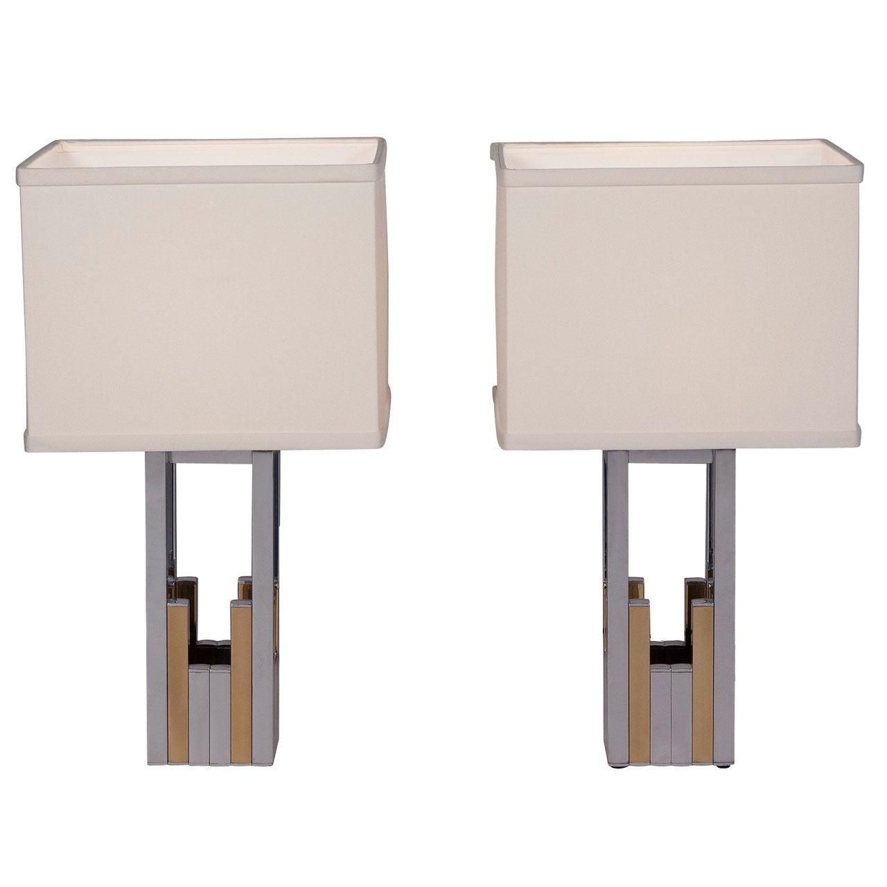 Pair of Lamps by Willy Rizzo for Lumica