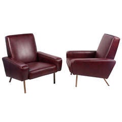 Airborne by Pierre Guariche, Pair of Armchairs