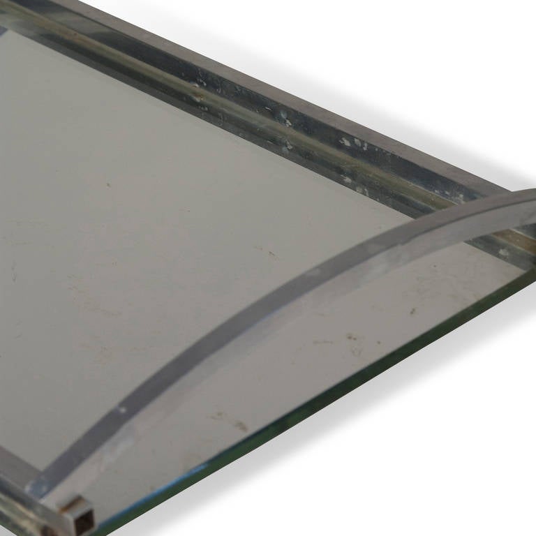 Matte Nickel Frame Serving Tray 2