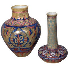 Two Ceramic Vases by Rubboli