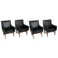 Set of Four Armchairs by Milo Baughman