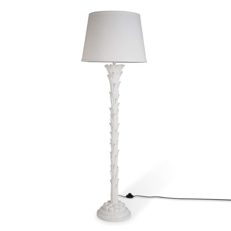 Serge Roche Style Palm Floor Lamp