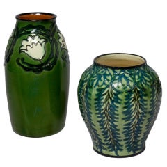 Two Beautiful Ceramic Vases by Max Laeuger