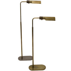 Pair of Adjustable Height Reading Lamps by Casella