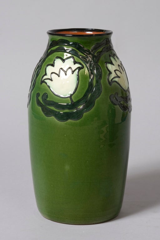 Large Jugendstil Ceramic Vase by Max Laeuger
