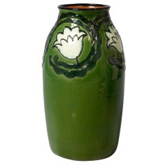 Large Jugendstil Ceramic Vase by Max Laeuger