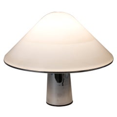 Frosted Cone Shaped Lamp by Guzzini