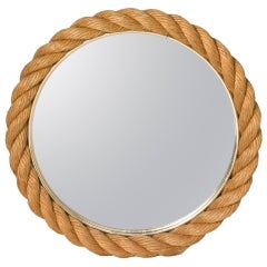 Braided Rope Frame Mirror by Audoux et Minet