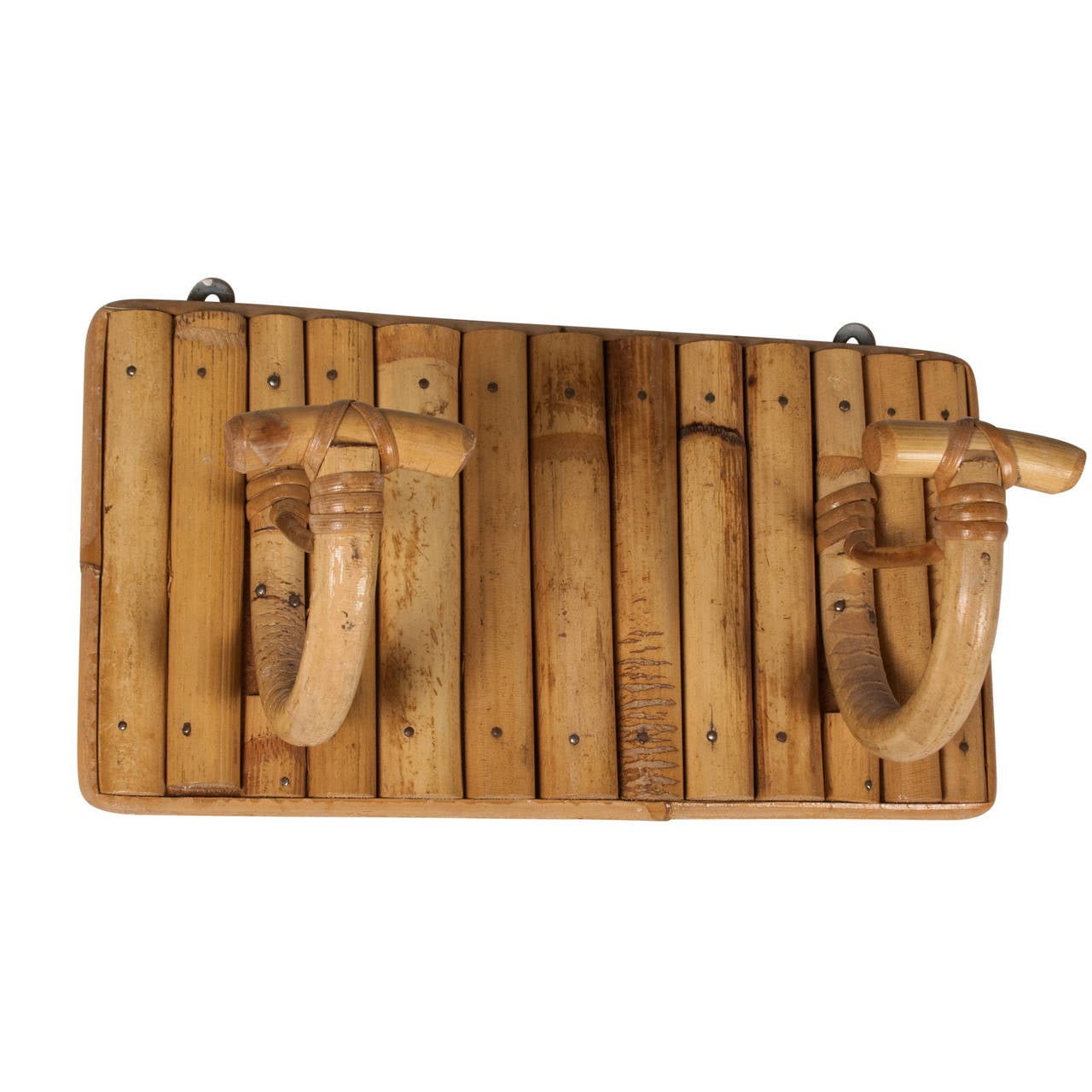 Bamboo Coat Rack In Excellent Condition In Brooklyn, NY