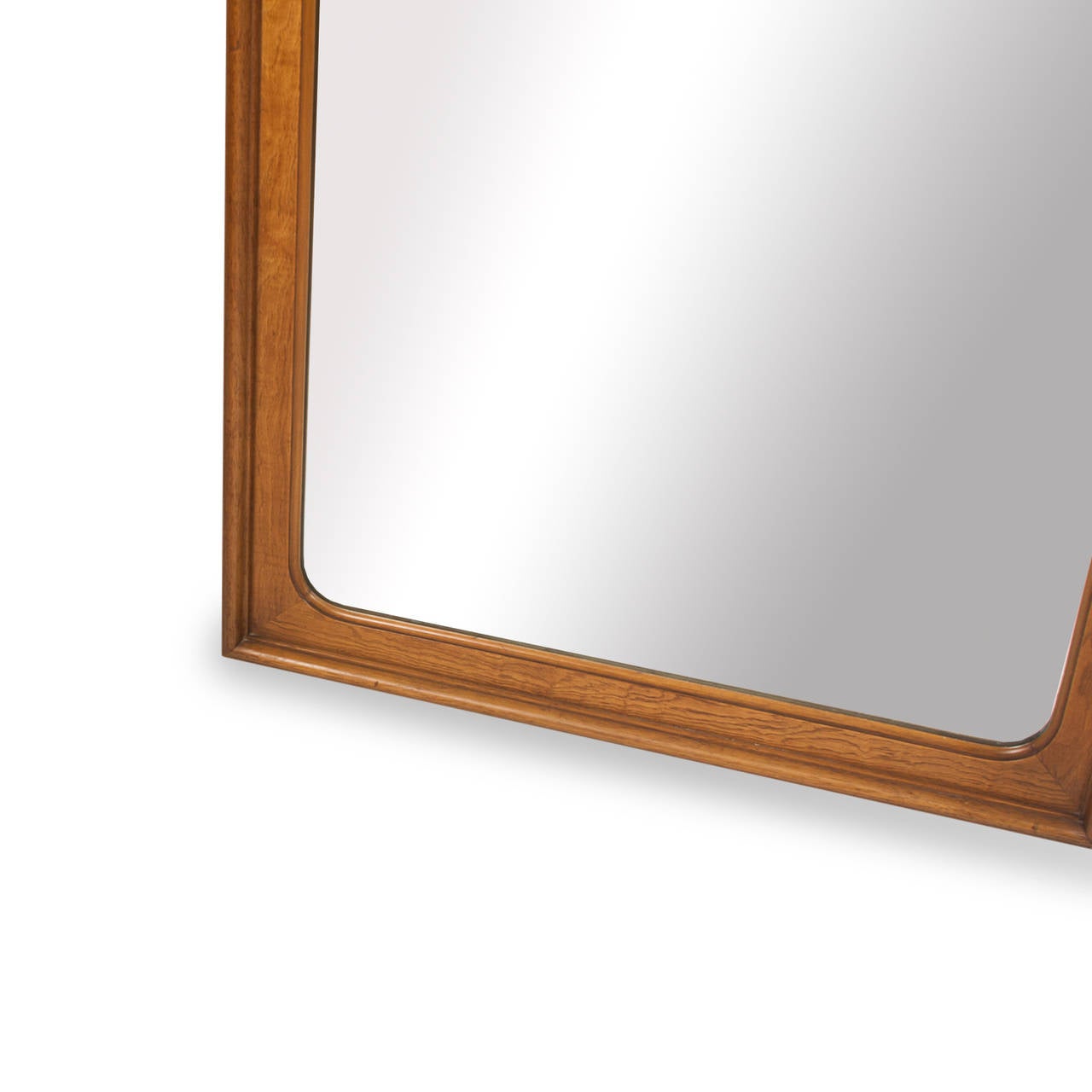 Mid-20th Century 1960s Maple Frame Mirror For Sale