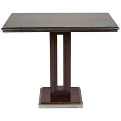 Black Granite Rectangular Top Table