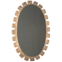 Resin/Perspex Frame Oval Form Illuminated Mirror