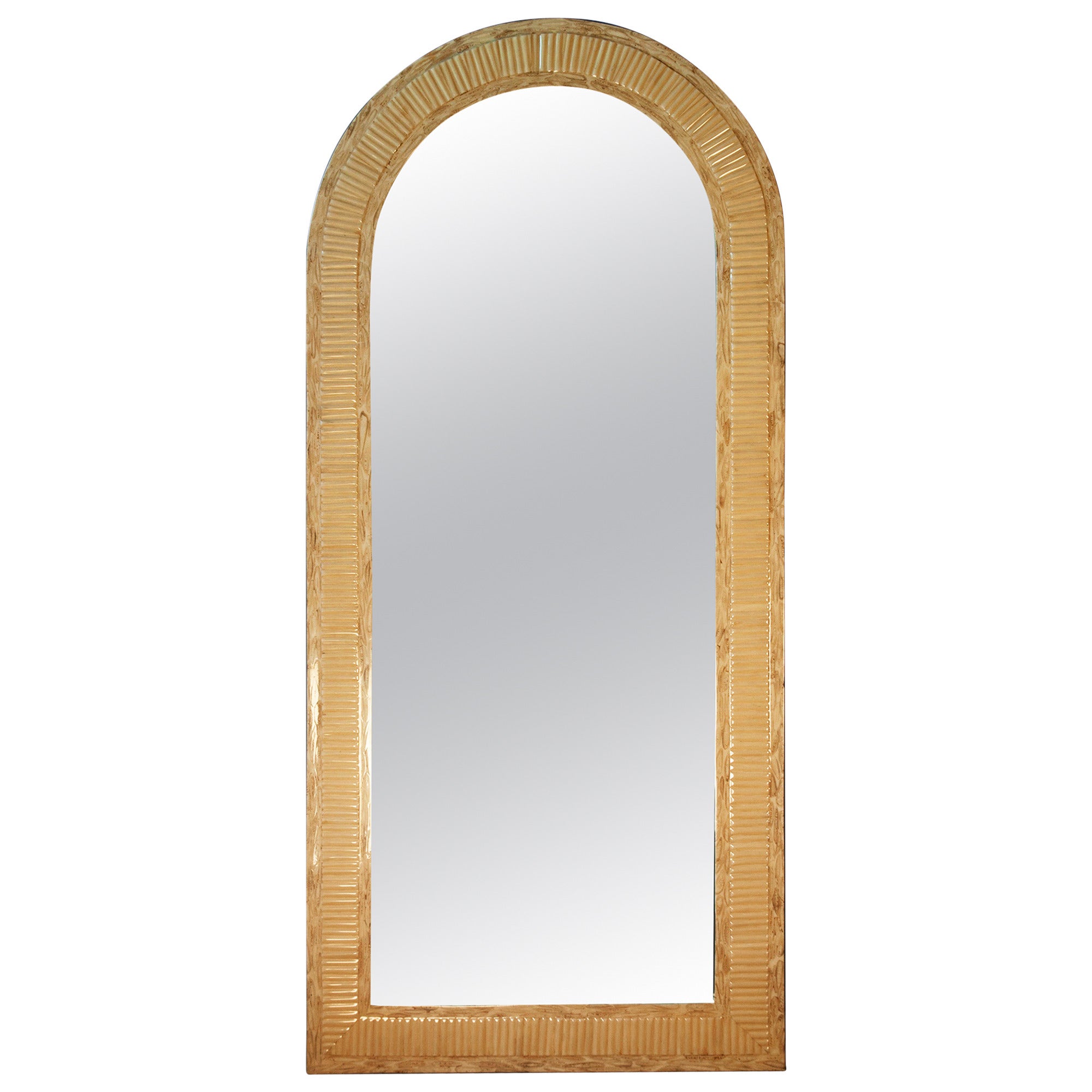 Lacquered Frame Mirror by Enrique Garcel