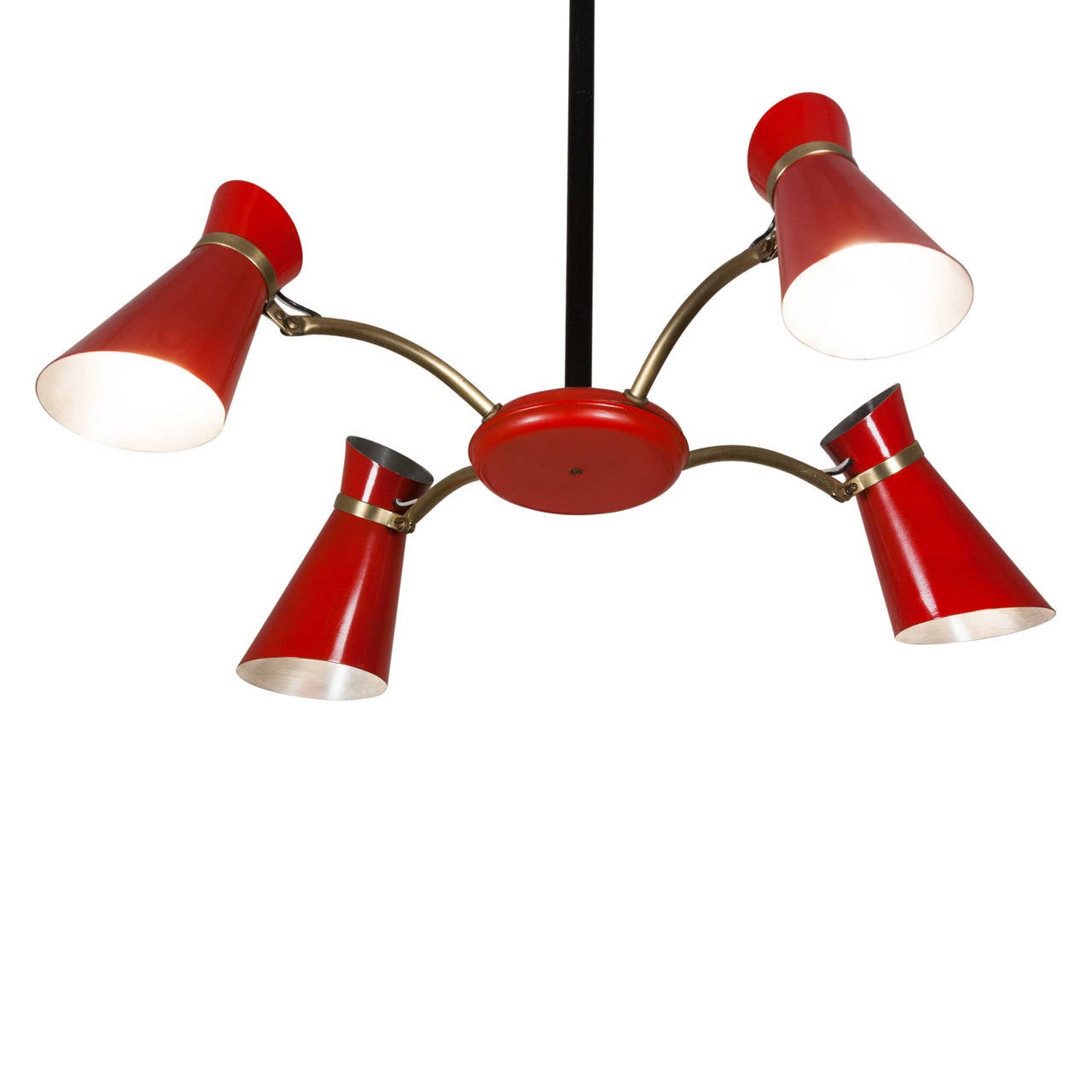 Mid-20th Century French 1950s Chandelier