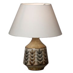 Ceramic Table Lamp by Claude Malarmey