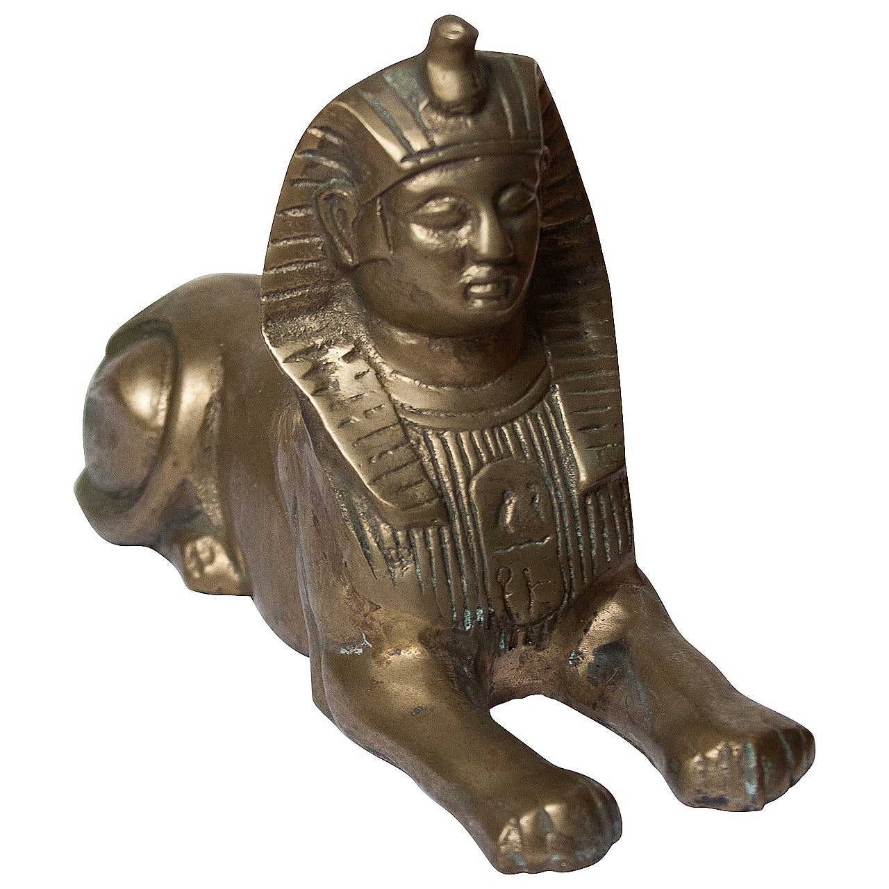 Brass Sphinx Sculpture For Sale