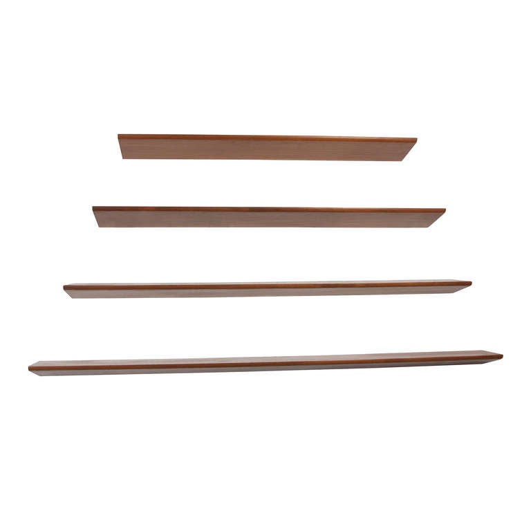 Stacked Wall Mounted Shelves