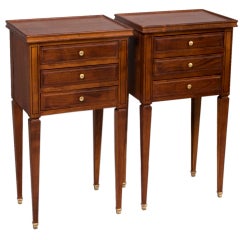 Pair of Louis XVIth Style Palissandre End Tables