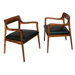 Pair of Edward Wormley "Riemerschmid" Arm Chairs for Dunbar