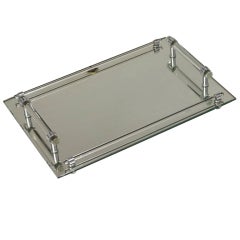 French 1930s Mirrored Serving Tray French 1930s Mirrored Serving Tray