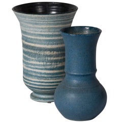 Two Ceramic Vases by Accolay