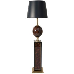 Faux Tortoise Floor Lamp by Jansen