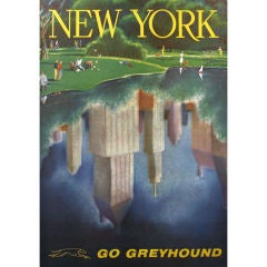 Vintage Go Greyhound - New York