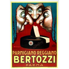 Vintage BERTOZZI Poster by Achille Luciano Mauzan