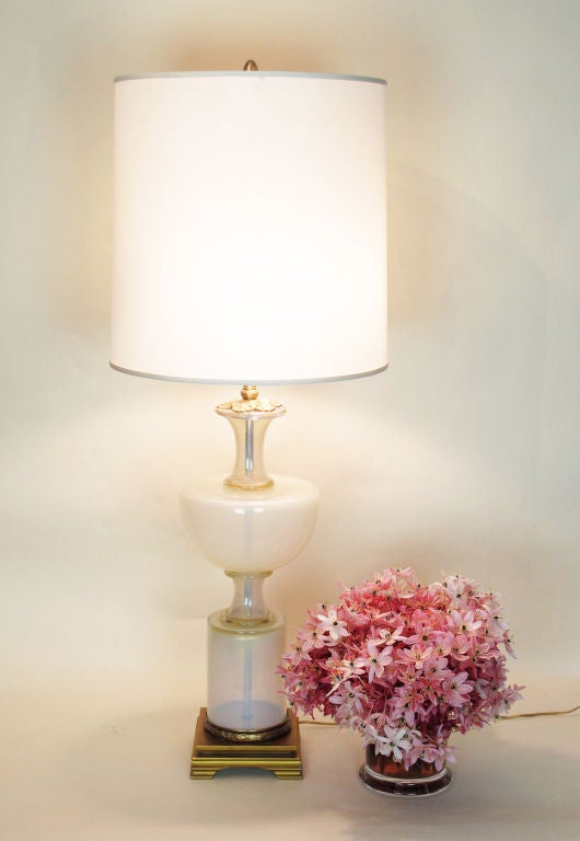 Marbro Murano Opalescent Table Lamp