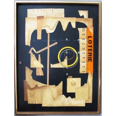Loterie - Trompe l'oeil Painting by Kennard M. Harris