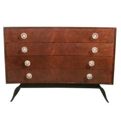 Rare and Exquisite Chest of Drawers Designed by Gilbert Rohde