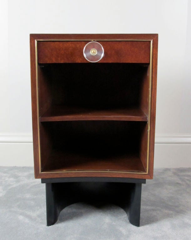 Rare Pair of Nightstands Designed by Gilbert Rohde 2