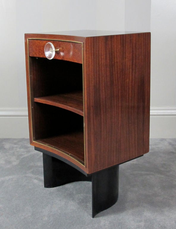 Rare Pair of Nightstands Designed by Gilbert Rohde 3