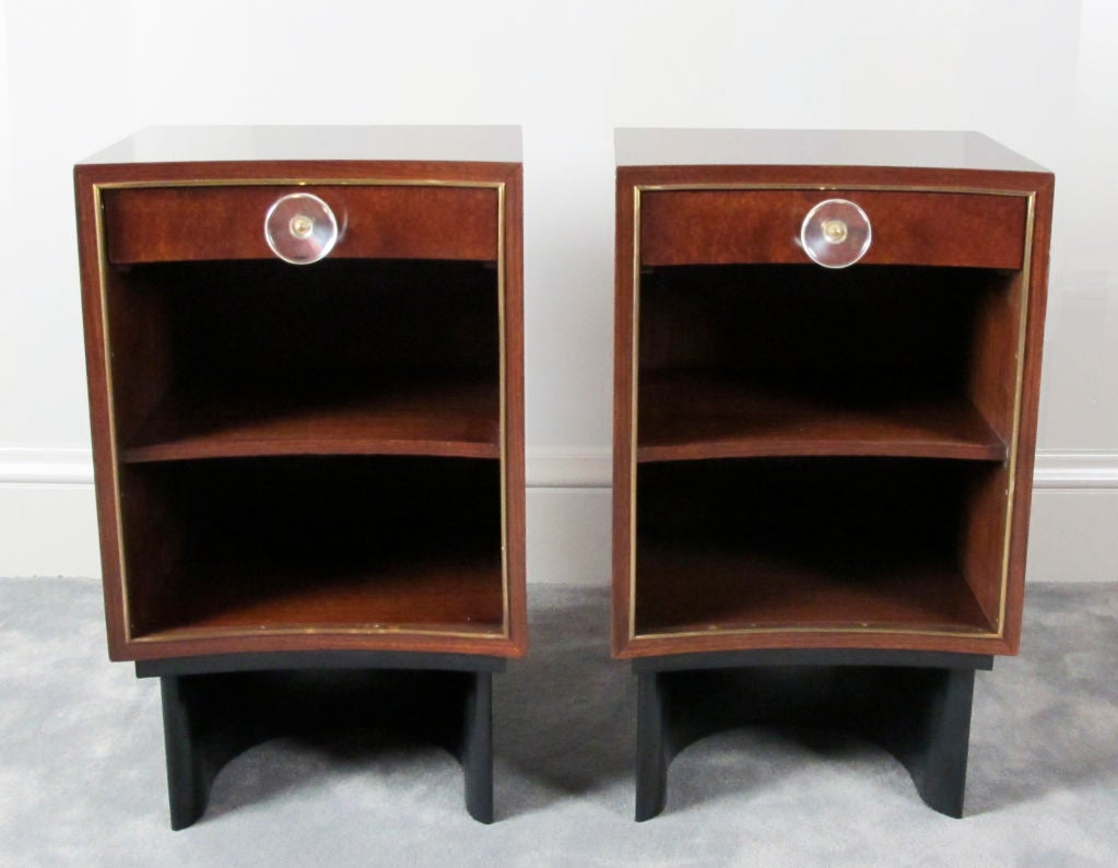 Rare Pair of Nightstands Designed by Gilbert Rohde 6