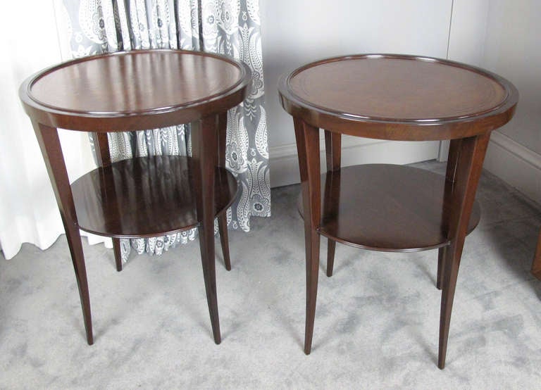 A Pair of Side Tables by Tommi Parzinger For Sale 2