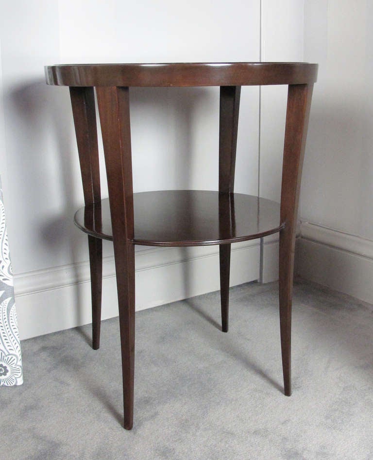 Mid-Century Modern A Pair of Side Tables by Tommi Parzinger For Sale