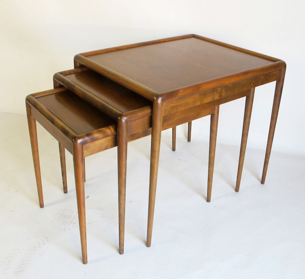 Set of Three Nesting Tables Designed by T.H. Robsjohn-Gibbings