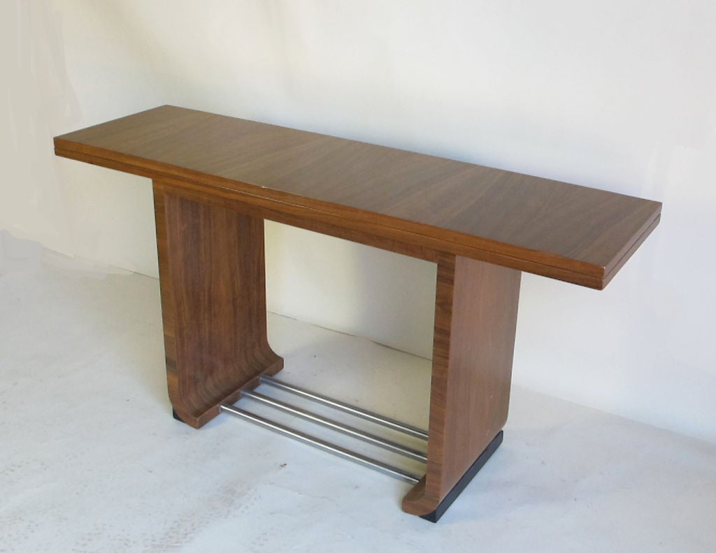 FlipTop Dining Table Console Designed by Gilbert Rohde For Sale at 1stDibs