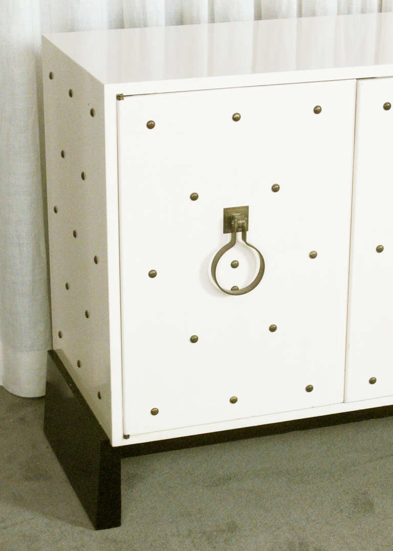 20th Century Studded Sideboard by Tommi Parzinger For Sale