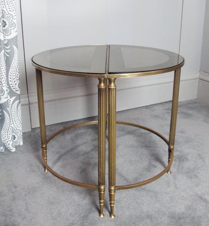 table demi lune