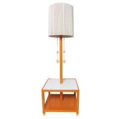 Tommi Parzinger Lacquered Lamp Table