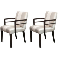 Pair of Widdicomb Armchairs Designed by Robsjohn-Gibbings