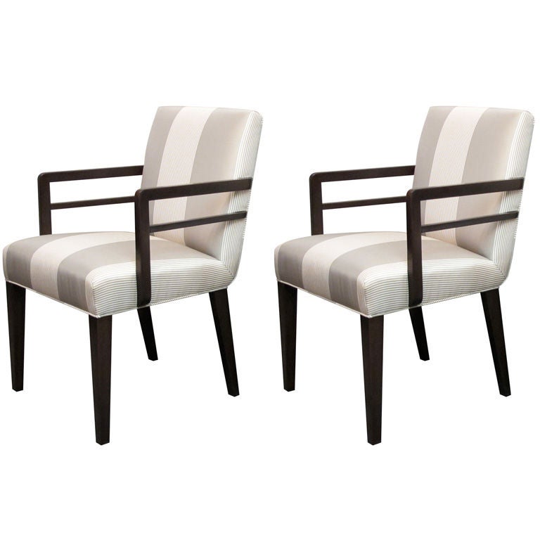 Pair of Widdicomb Armchairs Designed by Robsjohn-Gibbings For Sale