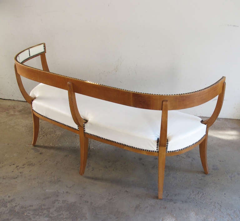 American An Elegant Settee Attributed to Edward Wormley