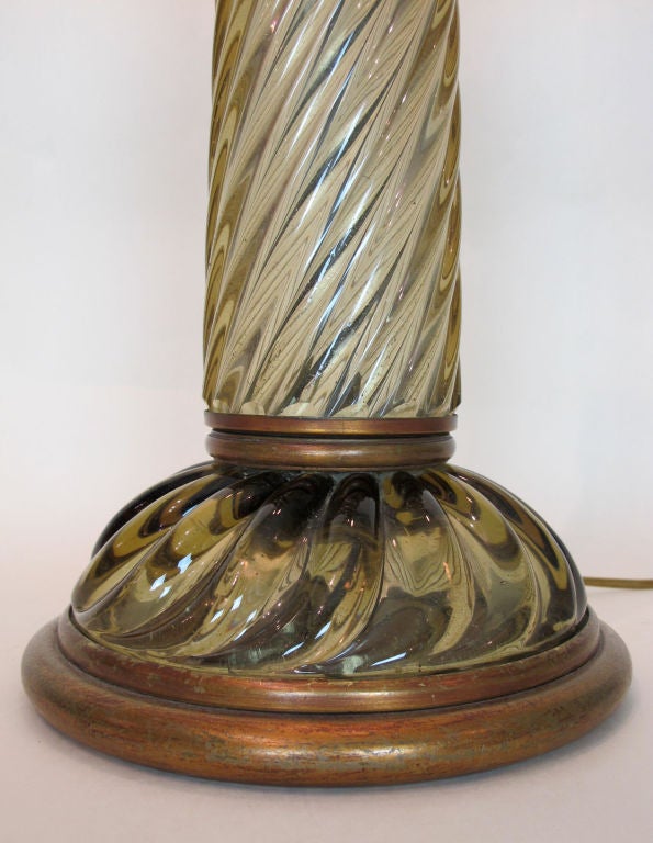 Murano Glass Lamp For Sale 1