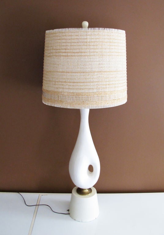 Monumental Table Lamp Attributed to Paul Laszlo For Sale 5